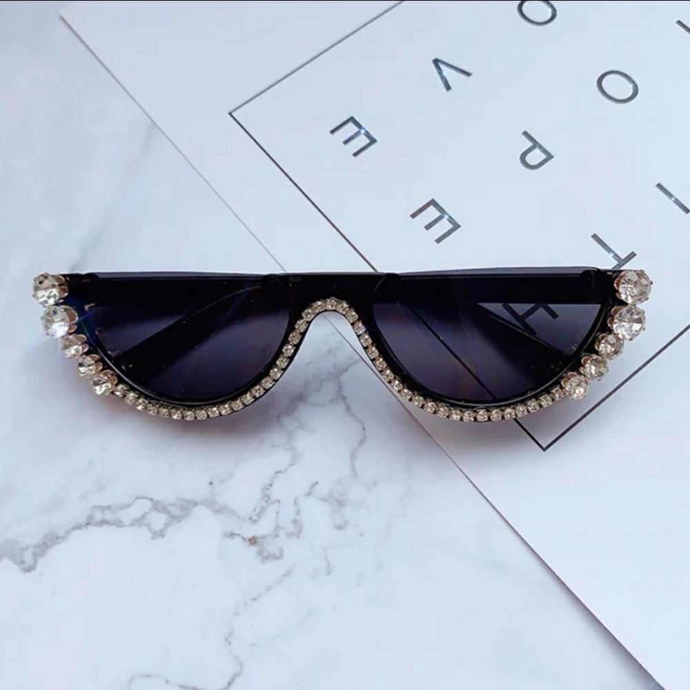 Cat Eye Bling Sunglasses